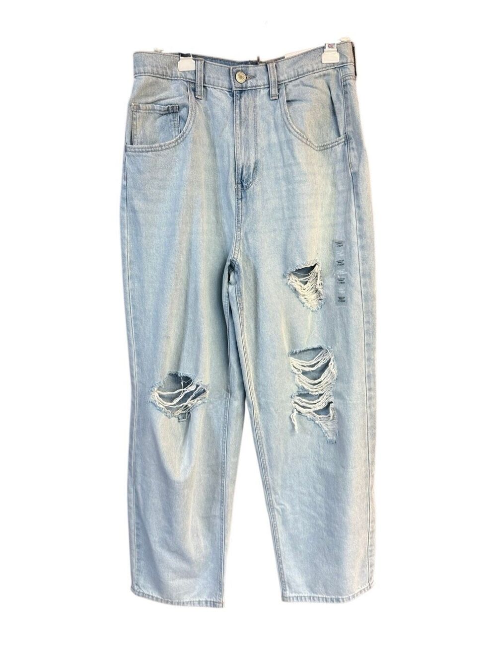 So Womans distressed/high-rise/Baggy Jeans Sz 11/30 NWT